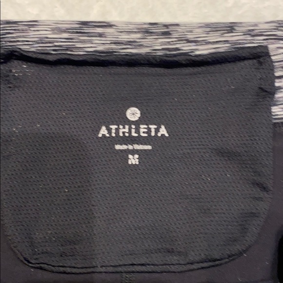 Athleta Gusset Skort color, marled, black and white SZ M - Picture 6 of 7